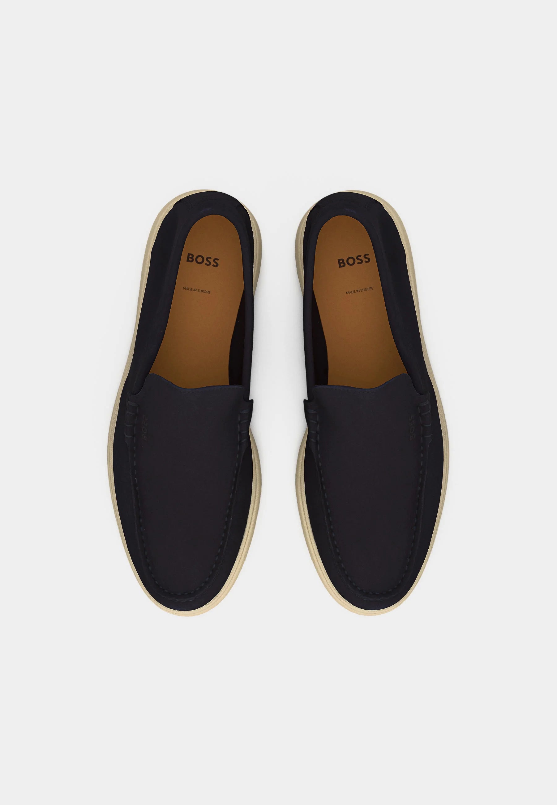 Hugo Boss Mockaloafers med präglad logga