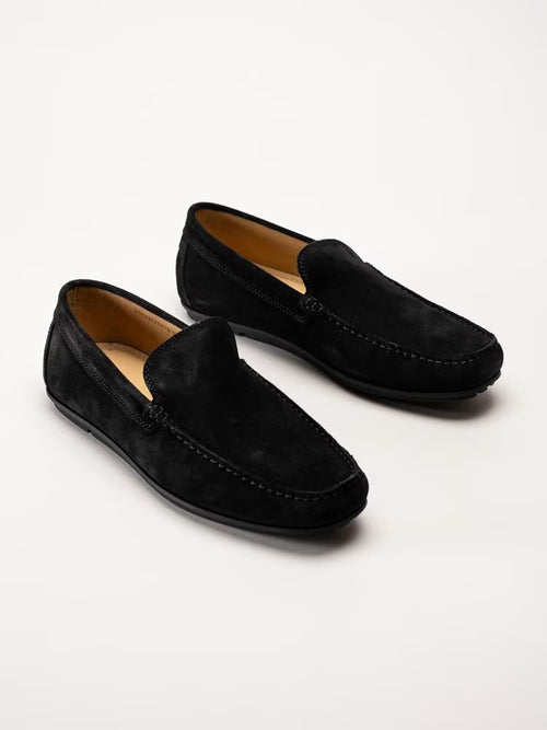 GANT Wilmon Svart loafer i mocka
