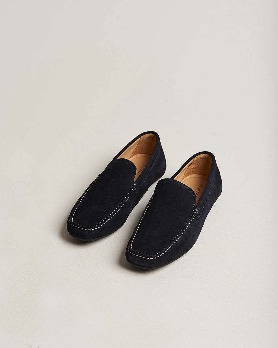 GANT Loafer Mc Bay Suede Marinblå