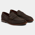 TGA Penny loafer mocka Mörkbrun