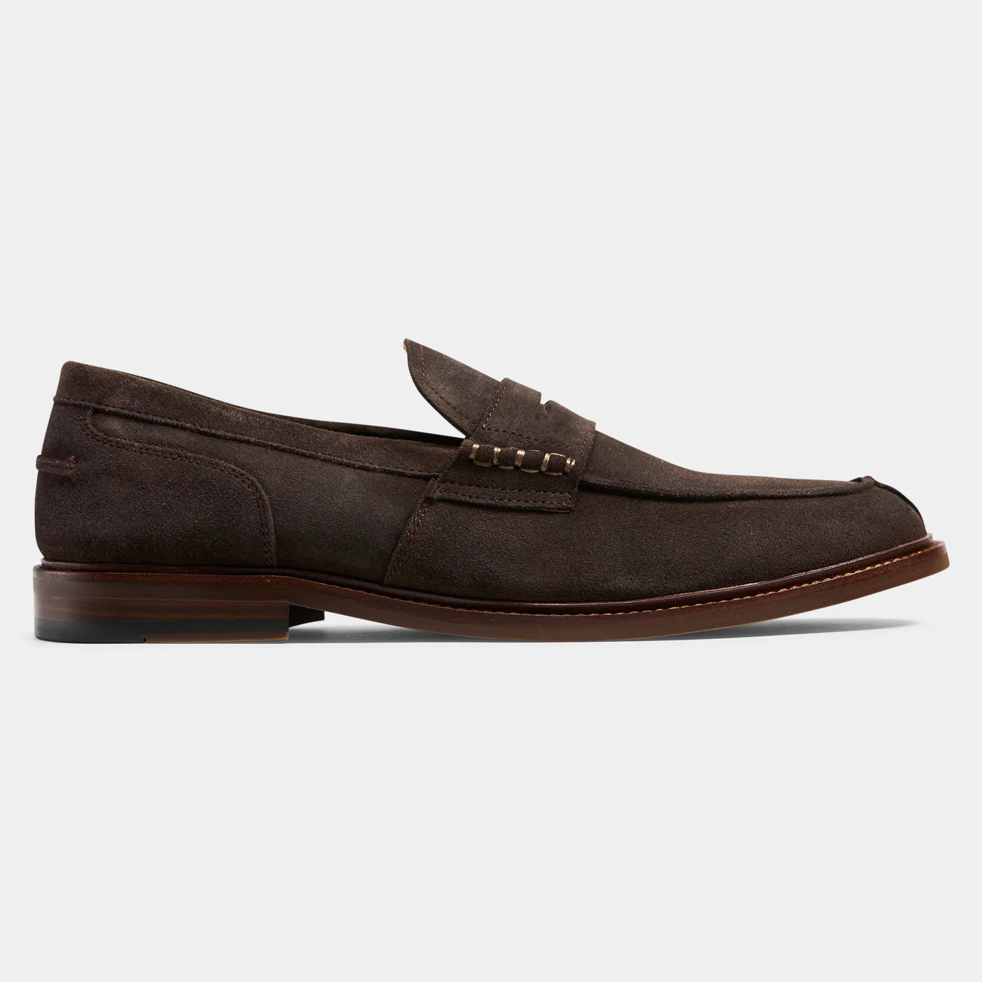 TGA Penny loafer mocka Mörkbrun