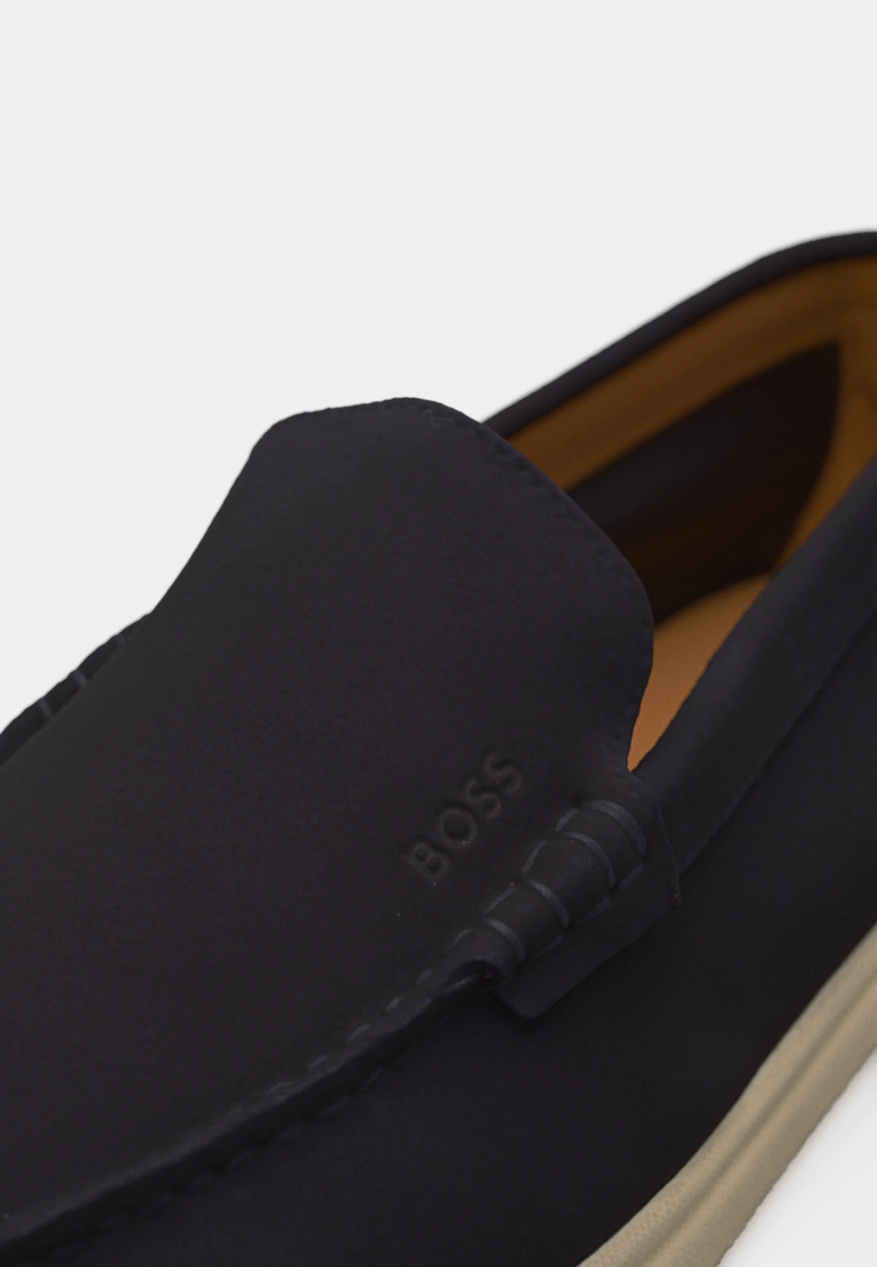 Hugo Boss Mockaloafers med präglad logga