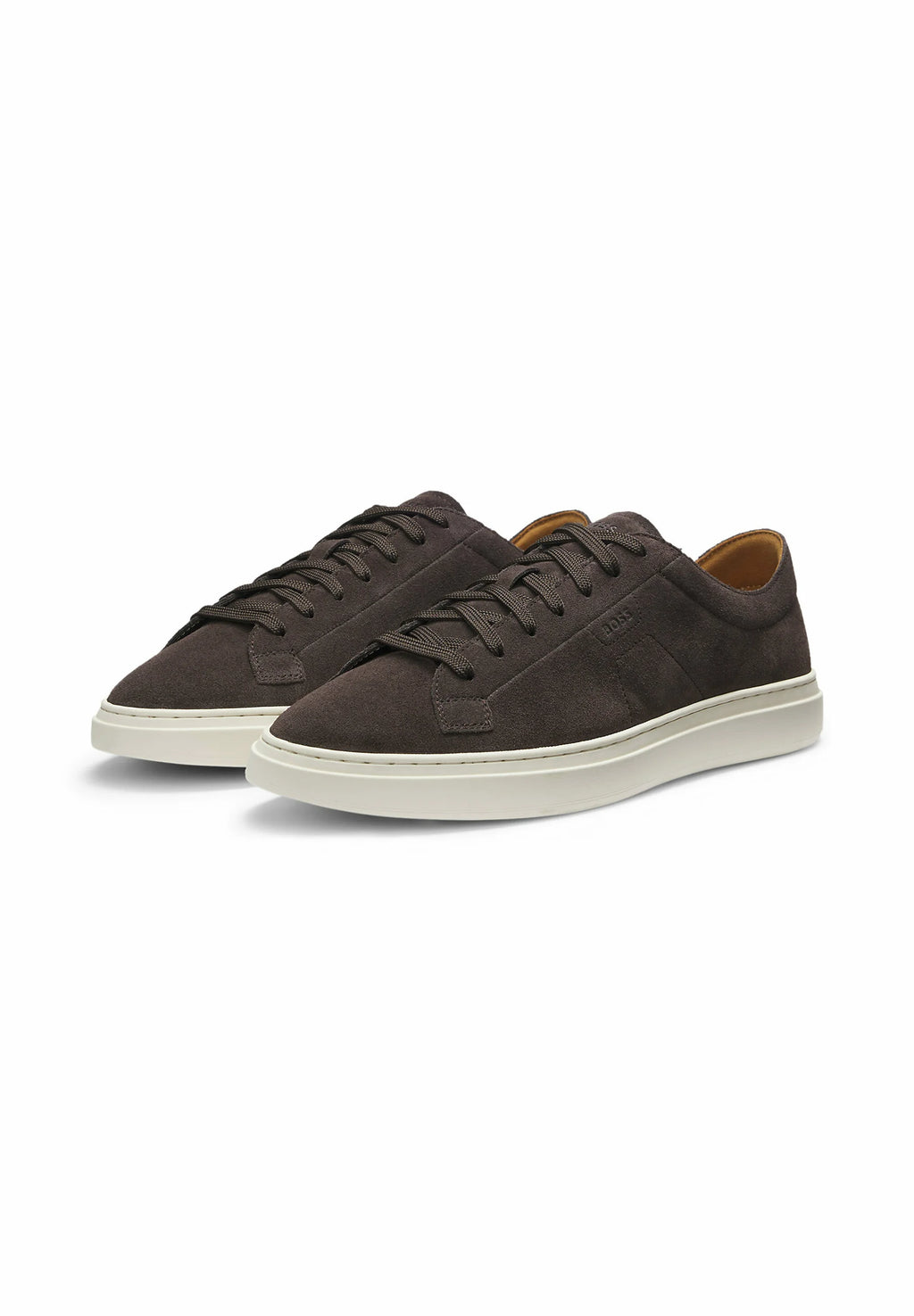 Hugo Boss Sneakers i mocka med präglad logga