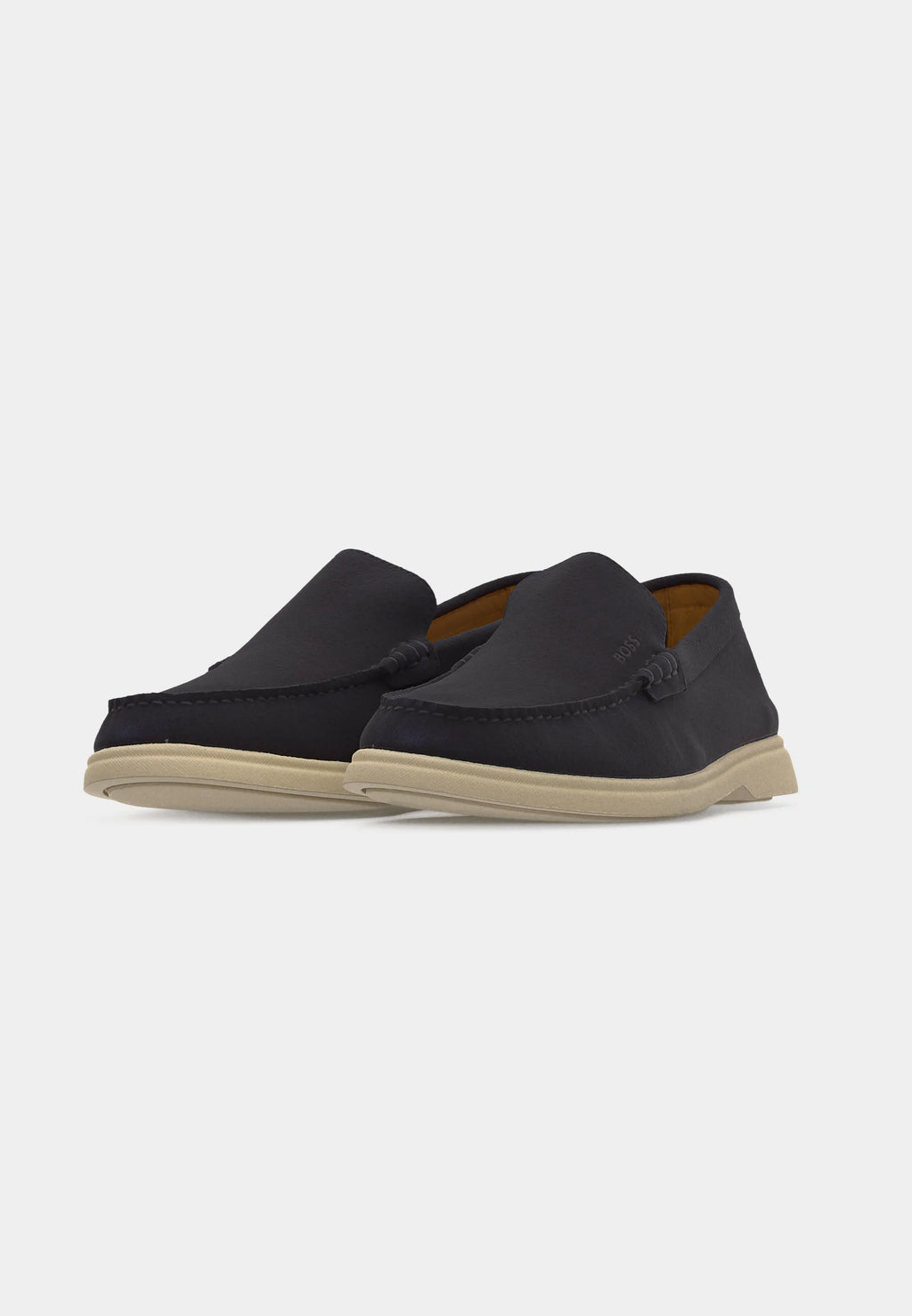 Hugo Boss Mockaloafers med präglad logga
