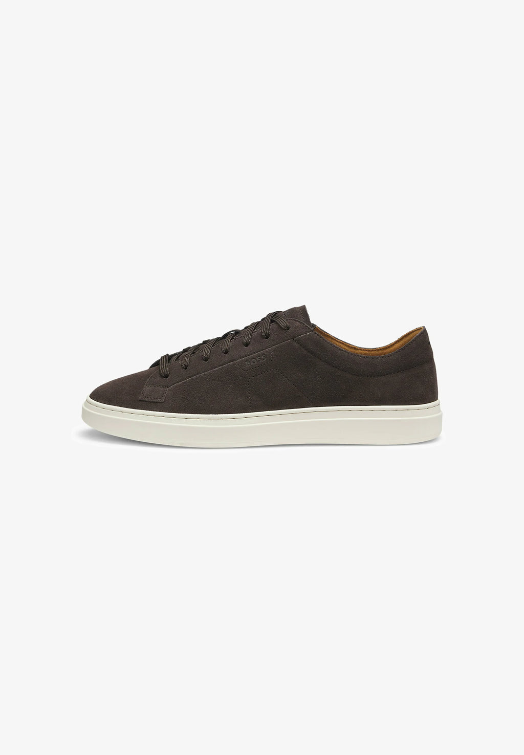 Hugo Boss Sneakers i mocka med präglad logga