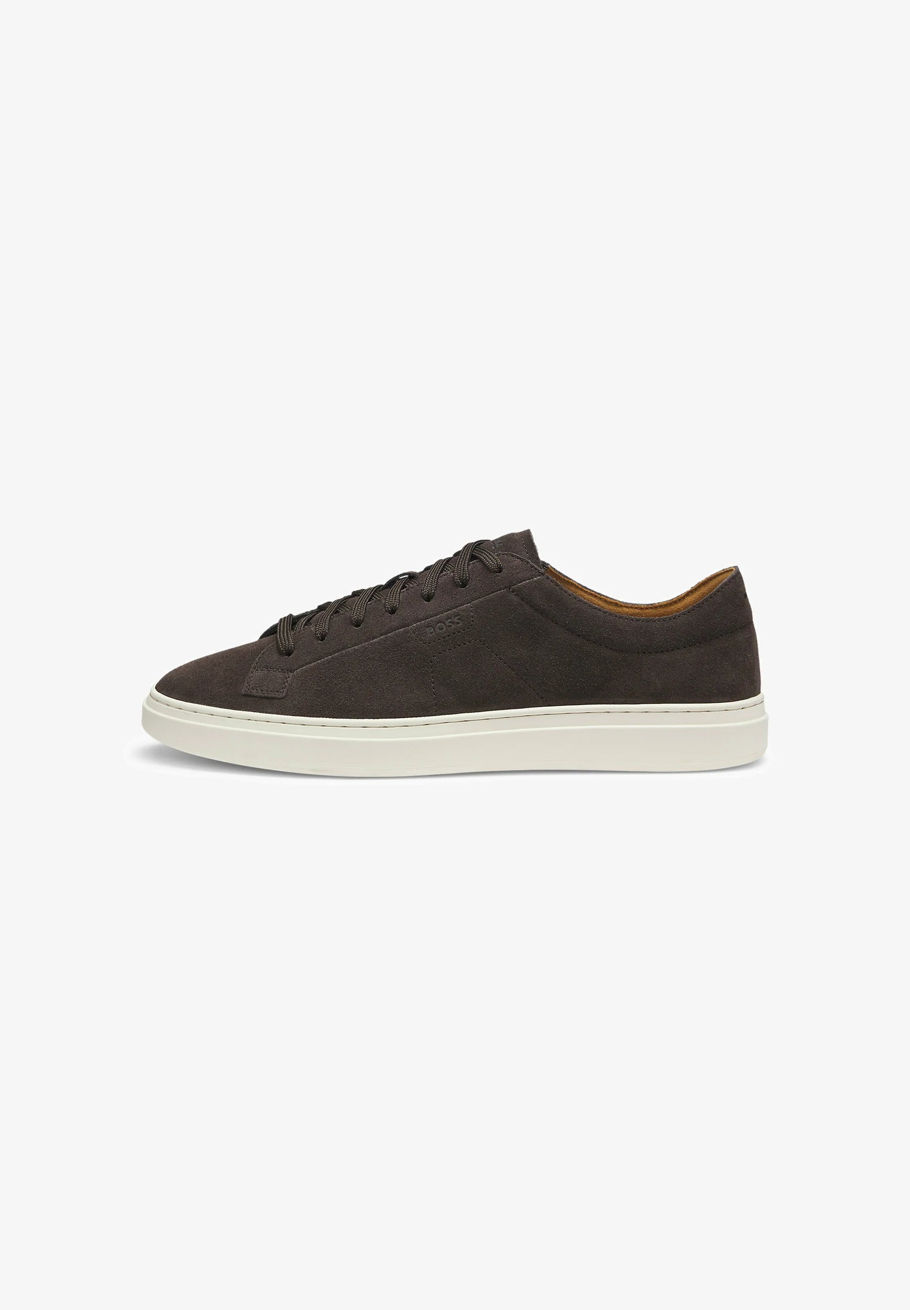 Hugo Boss Sneakers i mocka med präglad logga
