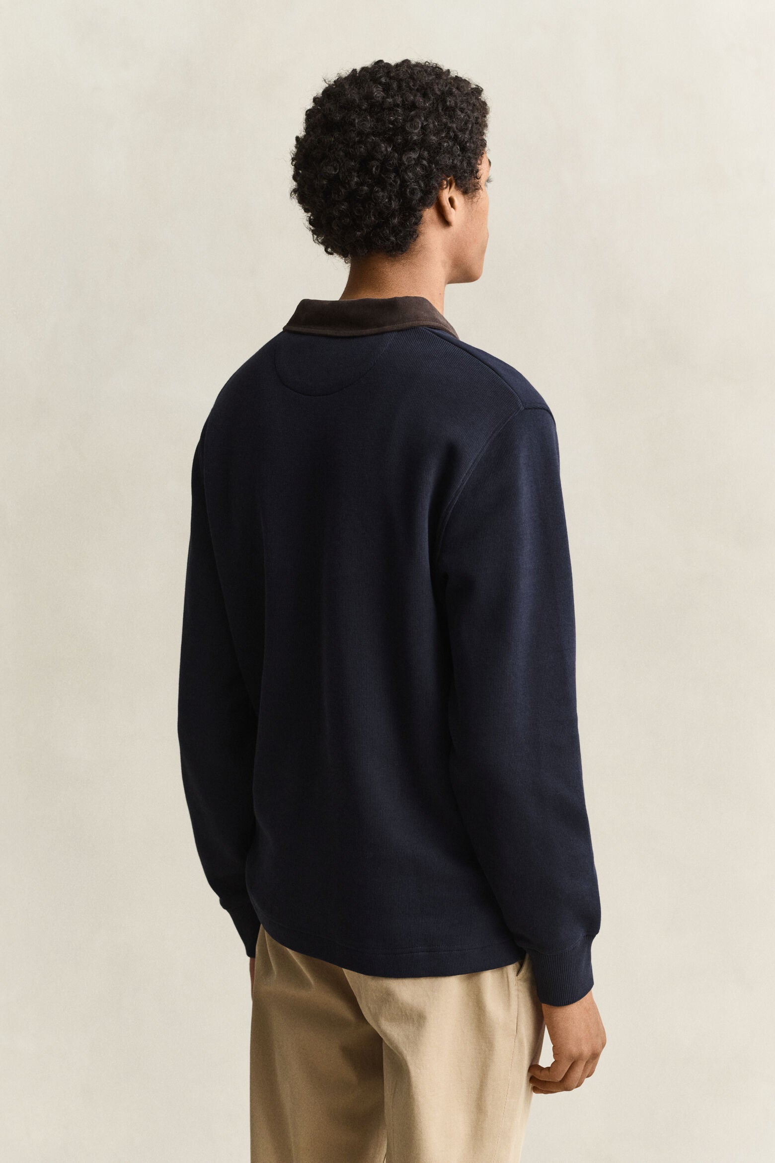 CORD COLLAR HALF ZIP RUGGER