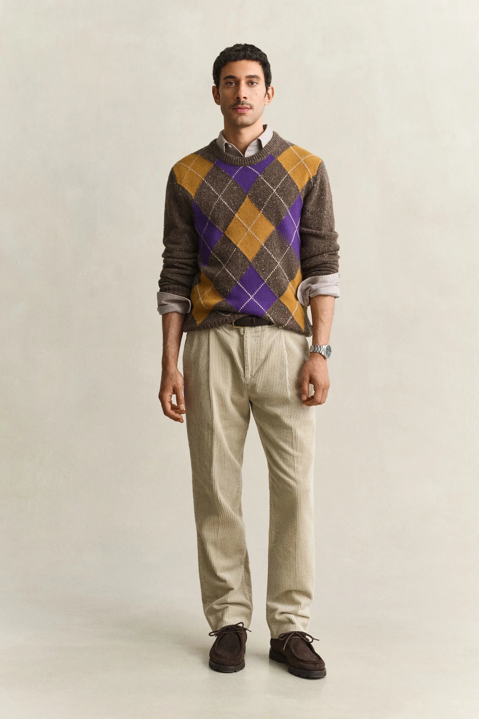 CORDUROY SUIT PANTS