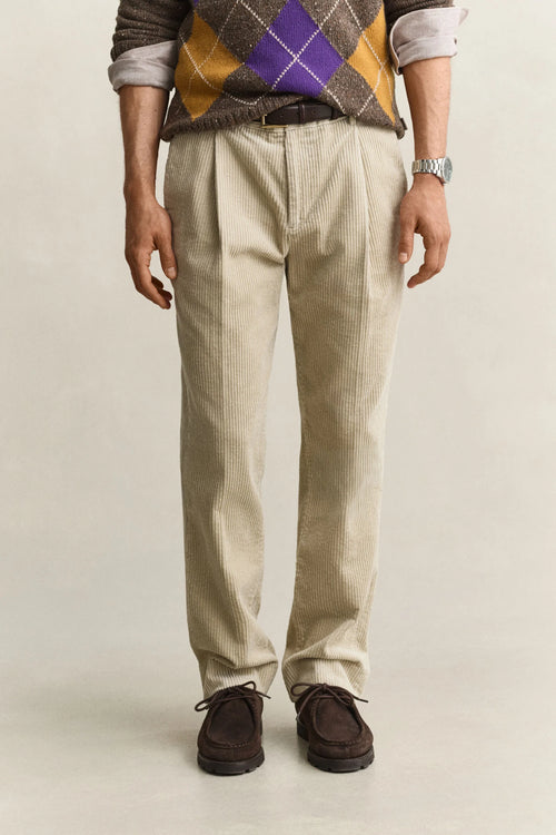 CORDUROY SUIT PANTS