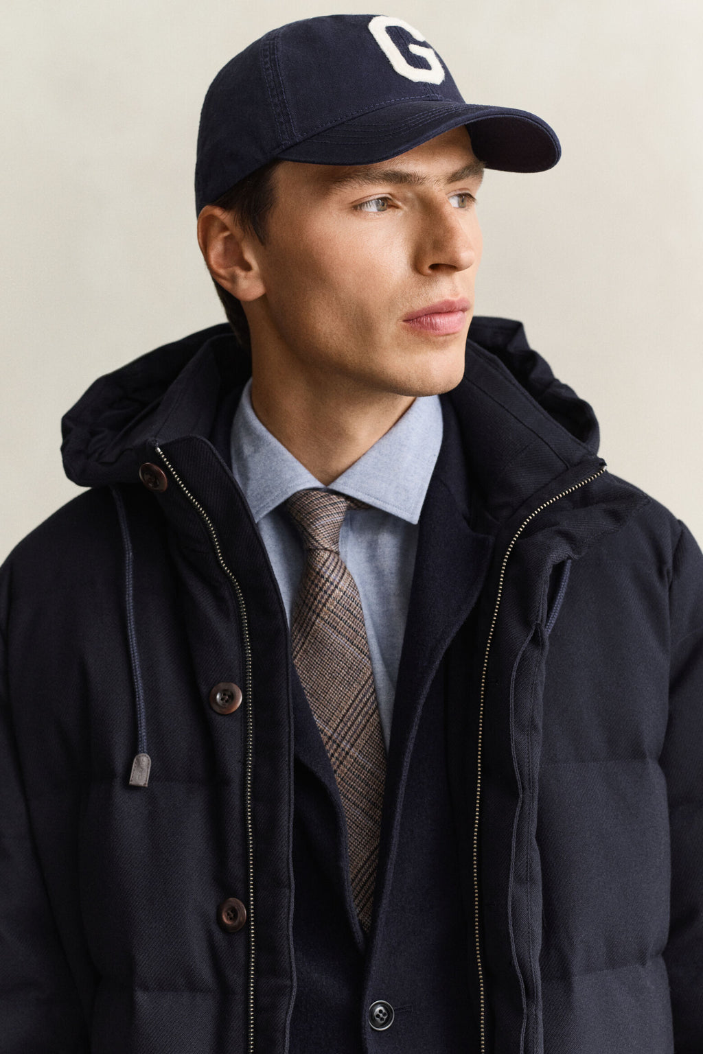 FLANNEL DOWN MID LENGTH JKT