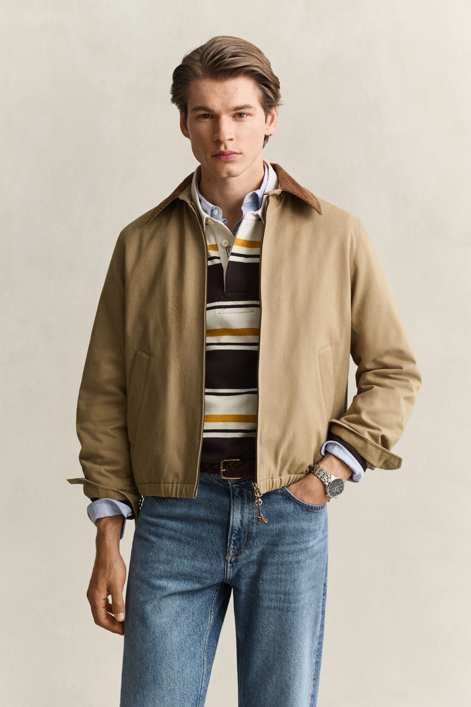 MOLESKIN HARRINGTON JACKET