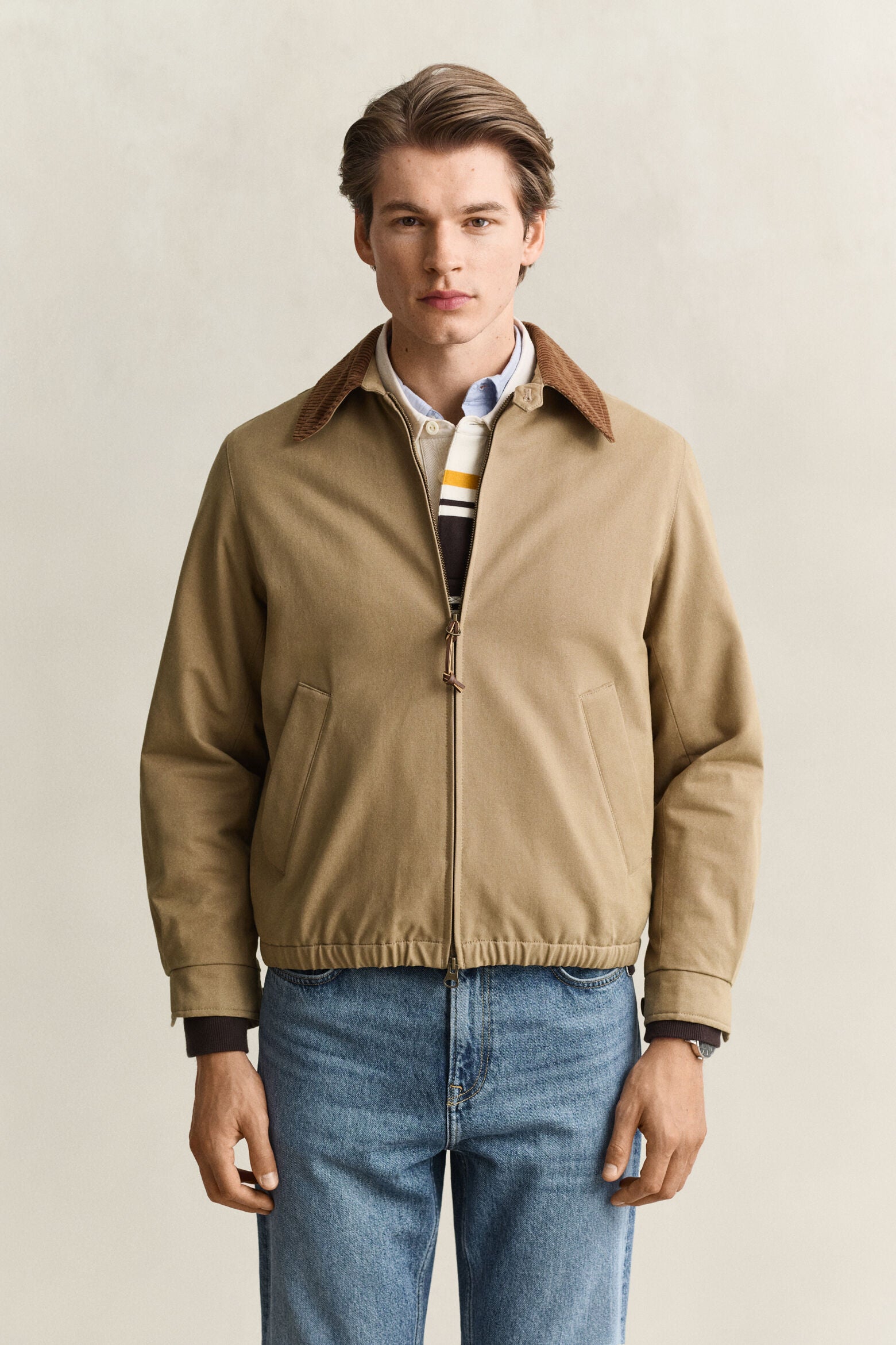 MOLESKIN HARRINGTON JACKET