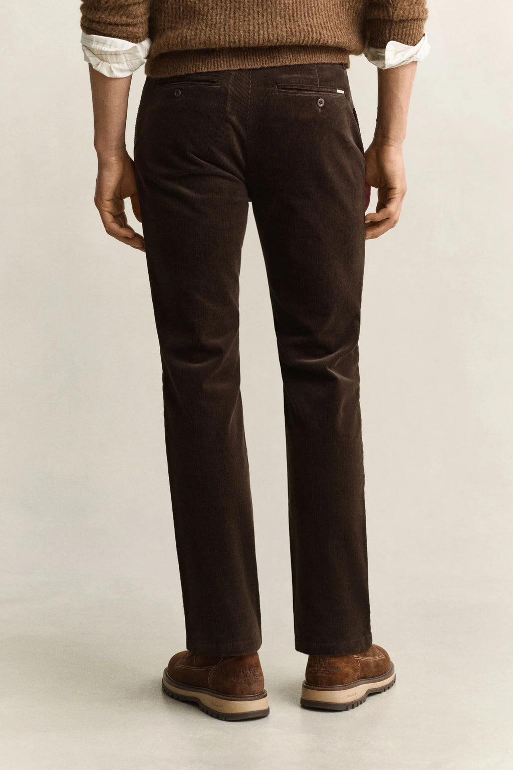 REG CORD JEANS BLACK BROWN